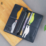Wane Long Wallet – Navy Blue - Image 3